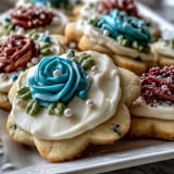 spring cookies flower shortbread