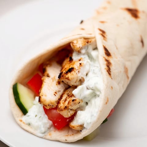 Greek Chicken Wrap