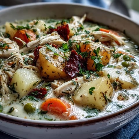 Slow Cooker Chicken Pot