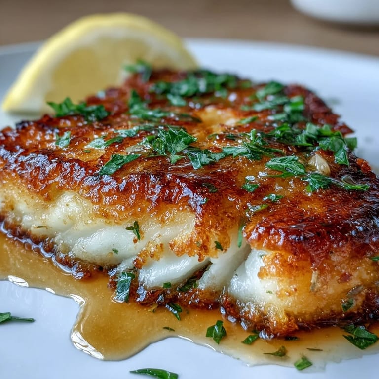 Flounder meunière, a quick French classic, served with bright lemon wedges.