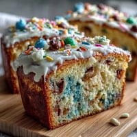 Vibrant Spring Funfetti Cake with pastel buttercream, rainbow sprinkles, and fluffy vanilla layers.